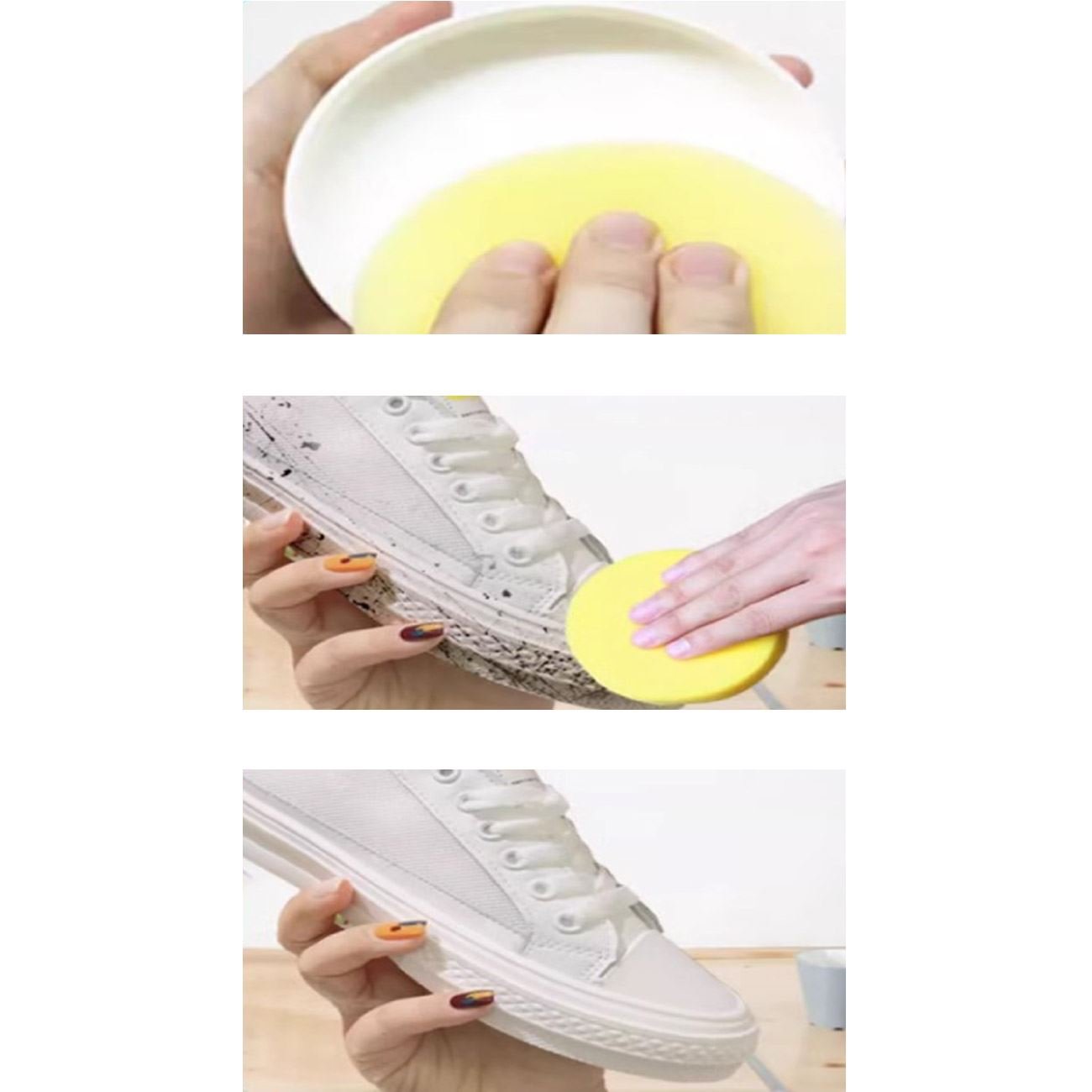 Crema curatat pantofi, cu burete, capacitate 100g - imagine 5